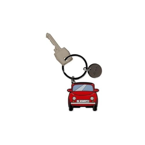 Portachiavi in Metallo Smaltato - What a Key Ring! - Car - Legami