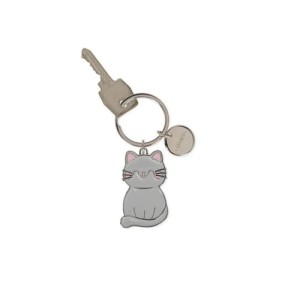 Portachiavi in Metallo Smaltato - What a Key Ring! - Kitty - Legami