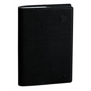 Agenda Quo Vadis Ministre Multi Equology Settimanale 16x24 con Rubrica Nero