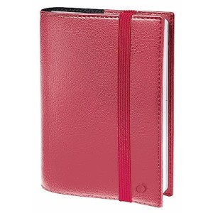 Agenda Quo Vadis Time & Life Large Settimanale Spiralato con Elastico Rosso Cangiante 16x24