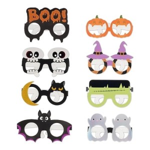 Set di 8 Occhiali in Carta Halloween Legami