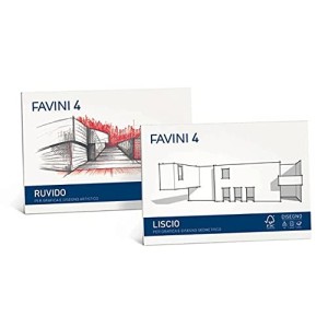 BLOCCO DISEGNO FAVINI 4 F4 D3 220GR 20FG 33X48 SQUADRATO