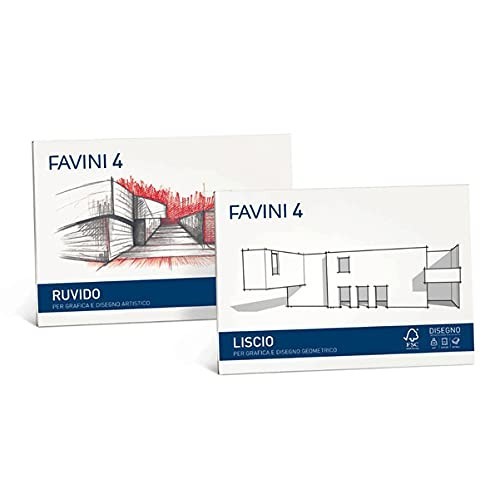 BLOCCO DISEGNO FAVINI 4 F4 D3 220GR 20FG 33X48 SQUADRATO