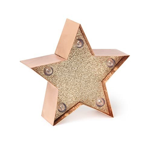 Mini Luce Decorativa, 8x21 cm, Gold Rose Stars Legami