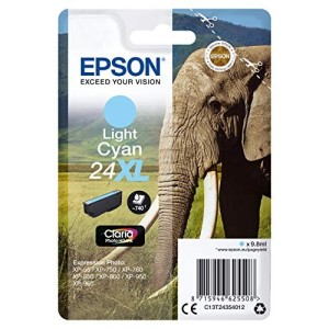 CARTUCCIA ORIGINALE EPSON C13T24354010 24 XL LIGHT CIANO