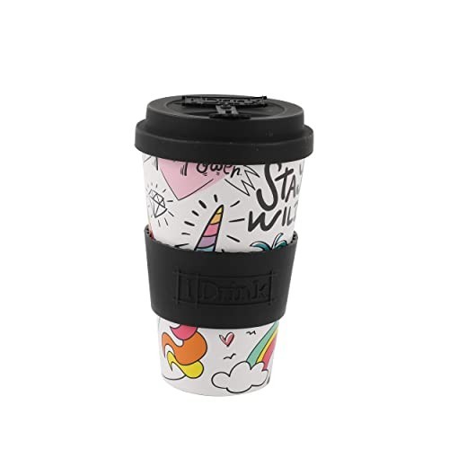 Tazza in RPET I-drink Unicorn 435ml