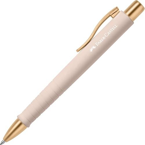 Penna Poly XB Faber-Castell Rosa Opaco e Oro