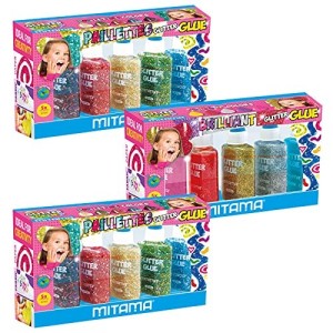 Kit 5 Colle Glitter 37ml Mitama