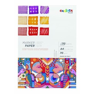 Carioca Plus - Blocco Marker Paper A4 70f 70gr Made in Italy