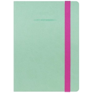 MY NOTEBOOK LEGAMI TACCUINO SMALL A RIGHE VERDE ACQUA