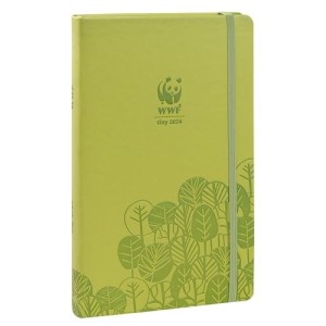 Agenda WWF 2024 Giornaliera Large con Elastico Verde