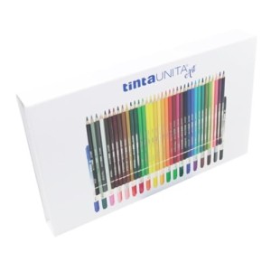 Cassettiera Tinta Unita 2 Piani 36 Pastelli 4.0 + 18 Pennarelli Brush