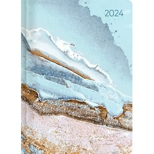 Agenda 2024 Giornaliera Alpha Edition formato 10,7x15,2 cm Blue Marble