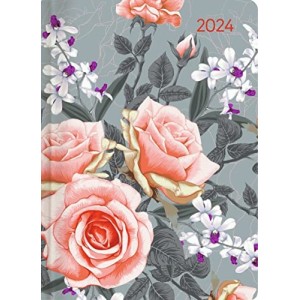 Agenda 2024 Giornaliera Alpha Edition formato 10,7x15,2 cm Roses