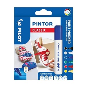 Pilot Pintor M Marker Pigmentato Classic Astuccio 6pz