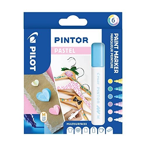 Pilot Pintor M Marker Pigmentato Pastel Astuccio 6pz