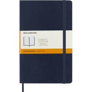 Taccuino Moleskine Copertina Morbida a Righe 13x21 Blu Zaffiro