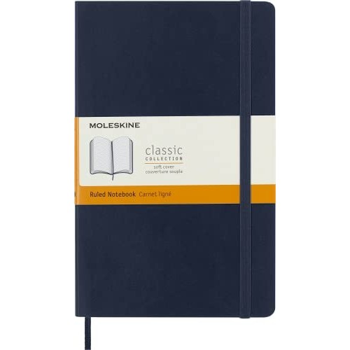 Taccuino Moleskine Copertina Morbida a Righe 13x21 Blu Zaffiro