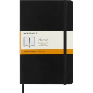 Taccuino Moleskine Copertina Morbida a Righe 13x21 Nero