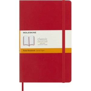 Taccuino Moleskine Copertina Morbida a Righe 13x21 Rosso