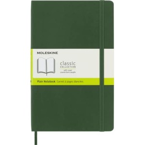 Taccuino Moleskine Copertina Morbida Pagina Bianca 13x21 Verde Mirto