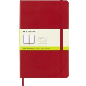 Taccuino Moleskine Copertina Rigida Pagina Bianca 13x21 Rosso