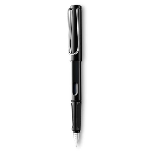 Penna Stilografica Safari Glossy Black M Lamy