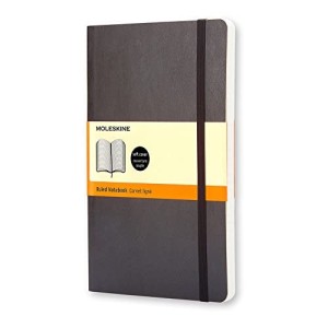 Taccuino Moleskine Copertina Morbida a Righe 9x14 Nero