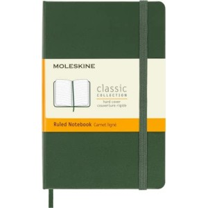 Taccuino Moleskine Copertina Rigida a Righe 9x14 Verde Mirto