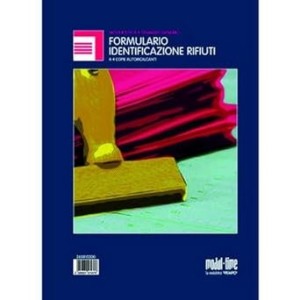 Blocco formulario identificazione rifiuti 25x4 210x297