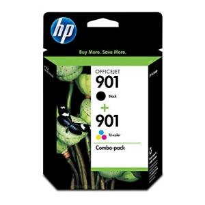 CARTUCCE ORIGINALI HP 901 NERO XL + COLORE SD519AE