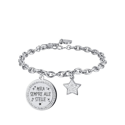 BRACCIALE DONNA IN ACCIAIO MIRA SEMPRE ALLE STELLE