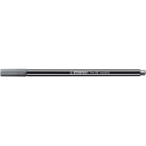 Pennarello Premium Metallizzato - STABILO Pen 68 metallic - Argento