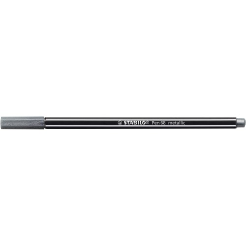 Pennarello Premium Metallizzato - STABILO Pen 68 metallic - Argento