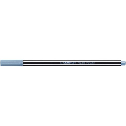 Pennarello Premium Metallizzato - STABILO Pen 68 metallic - Blu metallizzato