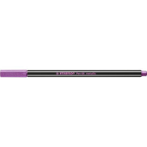 Pennarello Premium Metallizzato - STABILO Pen 68 metallic - Rosa metallizzato