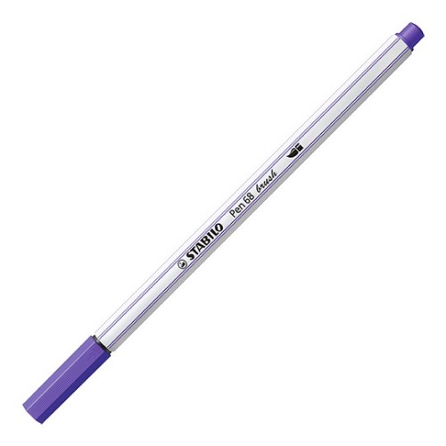 Pennarello Premium con punta a pennello - STABILO Pen 68 brush - Viola