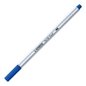 Pennarello Premium con punta a pennello - STABILO Pen 68 brush - Blu Oltremare