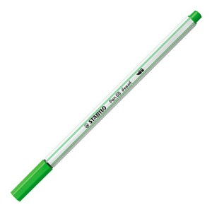 Pennarello Premium con punta a pennello - STABILO Pen 68 brush - Verde Chiaro