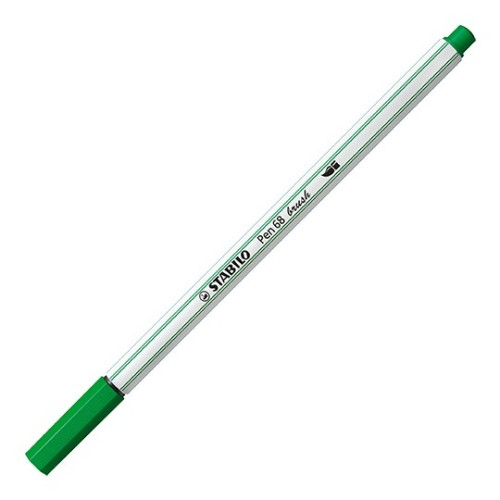 Pennarello Premium con punta a pennello - STABILO Pen 68 brush - Verde