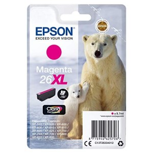 CARTUCCIA EPSON T26 MAGENTA XL ORIGINALE