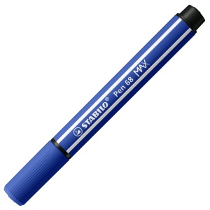 Pennarello Premium a tratto doppio (1 + 5 mm) - STABILO Pen 68 MAX - Blu Oltremare