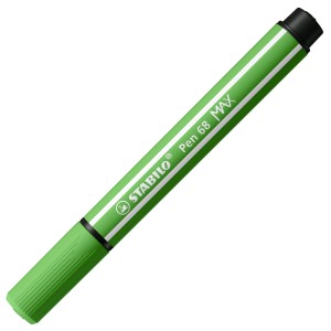 Pennarello Premium a tratto doppio (1 + 5 mm) - STABILO Pen 68 MAX - Verde Foglia