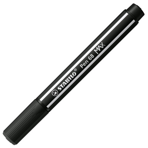 Pennarello Premium a tratto doppio (1 + 5 mm) - STABILO Pen 68 MAX - Nero