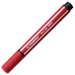 Pennarello Premium a tratto doppio (1 + 5 mm) - STABILO Pen 68 MAX - Carminio