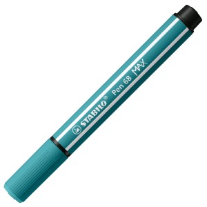 Pennarello Premium a tratto doppio (1 + 5 mm) - STABILO Pen 68 MAX - Blu Turchese