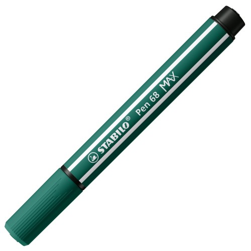 Pennarello Premium a tratto doppio (1 + 5 mm) - STABILO Pen 68 MAX - Verde Turchese