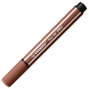 Pennarello Premium a tratto doppio (1 + 5 mm) - STABILO Pen 68 MAX - Terra di Siena