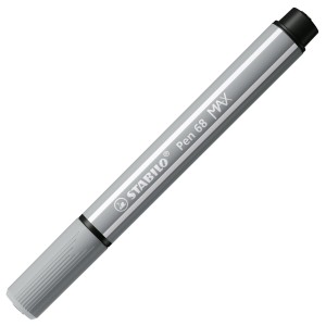 Pennarello Premium a tratto doppio (1 + 5 mm) - STABILO Pen 68 MAX - Grigio Freddo Medio