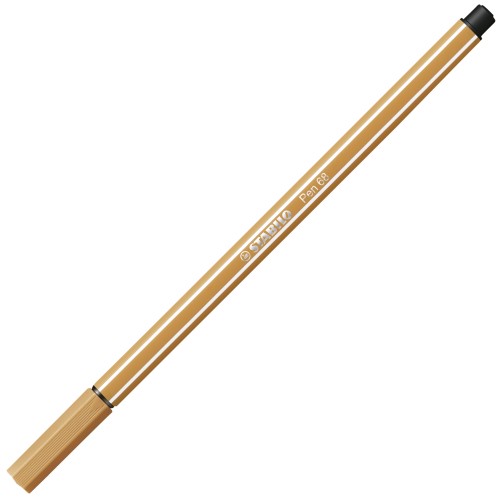 Pennarello Premium - STABILO Pen 68 - Ocra Scuro